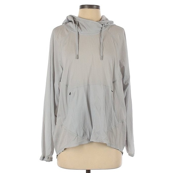 Athleta Jackets & Blazers - Athleta Teton Anarok jacket gray rain jacket hoodie‎
